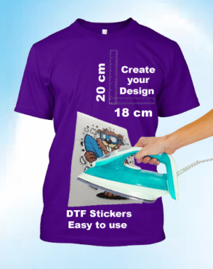 DTF Sticker 20cm Hight & 18cm Width
