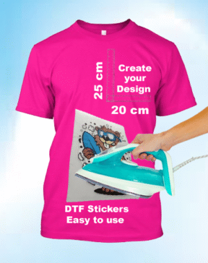 DTF Sticker 25cm Hight & 20cm Width